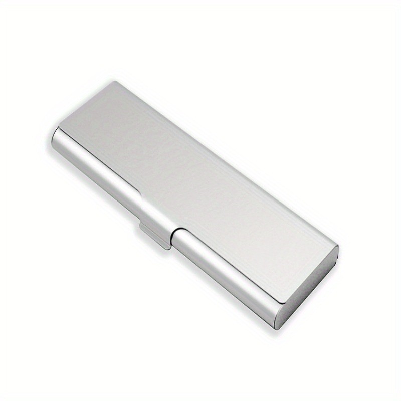 

1 PC Metal Aluminum Pencil Case Costom Logo Student Stationery Box Pen Box Pencil Case Gift Box Metal Pencil Box