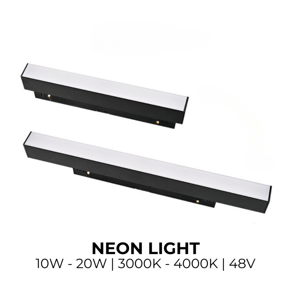 MAGNETIC NEON LIGHT 10W - 20W 3000K 4000K 48V
