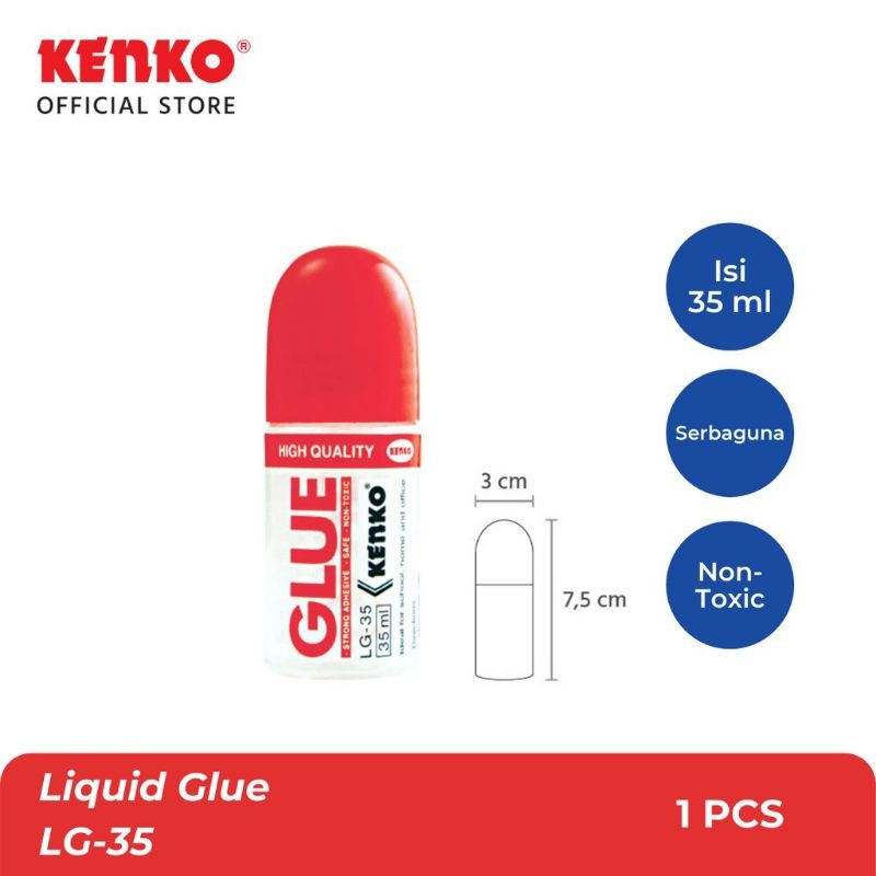 

Lem cair/Oglue cair kenko LG-35ml ( 1pak/12 pcs )