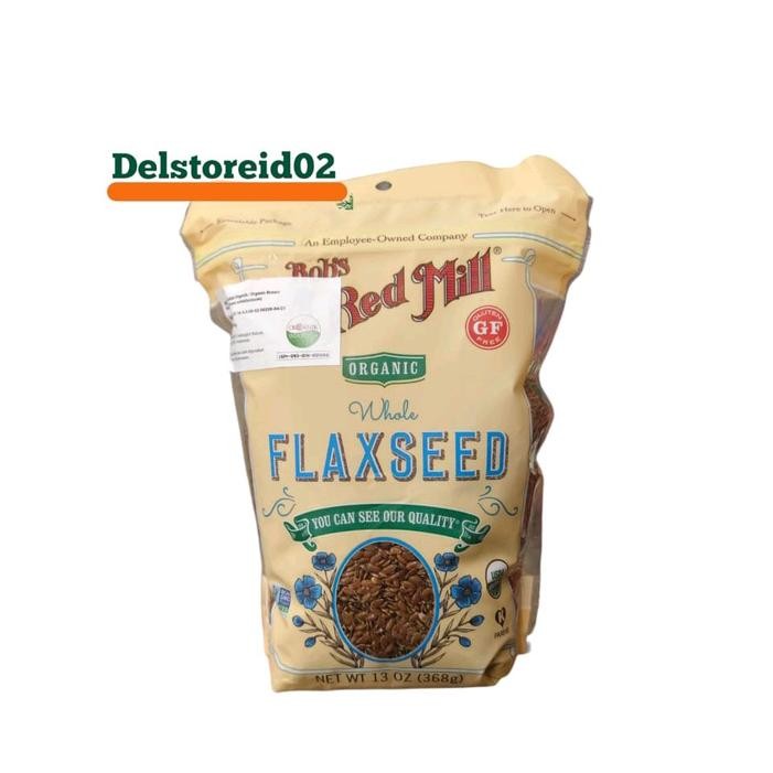 

Bob's red mill organic whole flaxseed 368gr