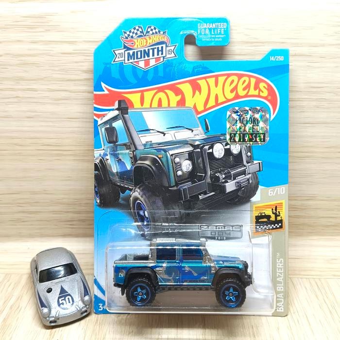 SLK99 hot wheels 15 land rover defender double cab zamac FS