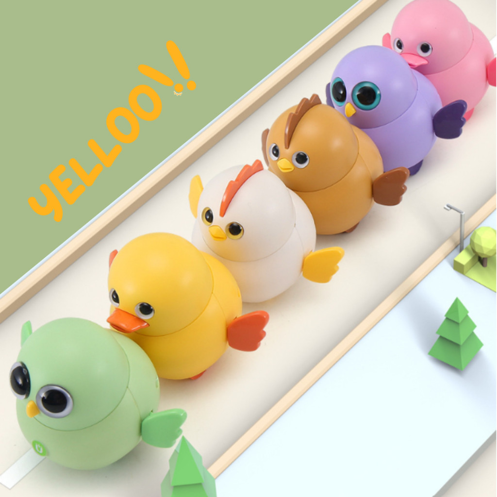 Yelloo Mainan Anak Wobble Duck Swing Squad Pre-school Magnetic Toy Bebek Viral Tiktok