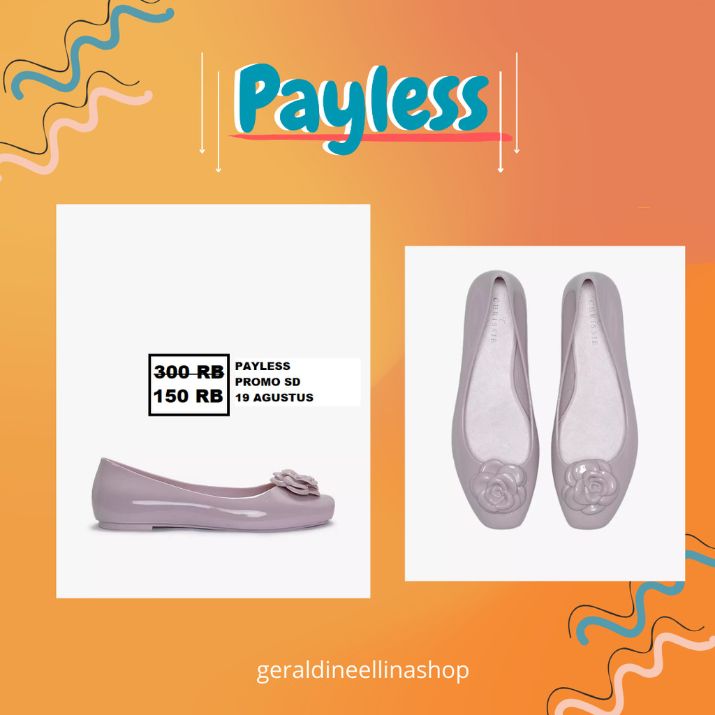 Flat shoes wanita seri CHRISSIE CHEYNA PAYLESS 100% ori