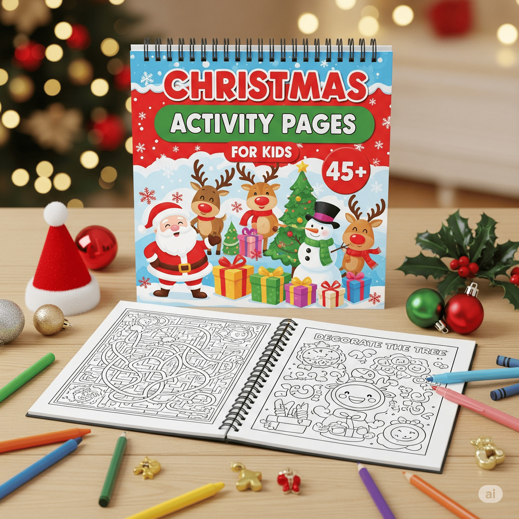 (Template) / 45+ Halaman Aktivitas Natal Untuk Anak