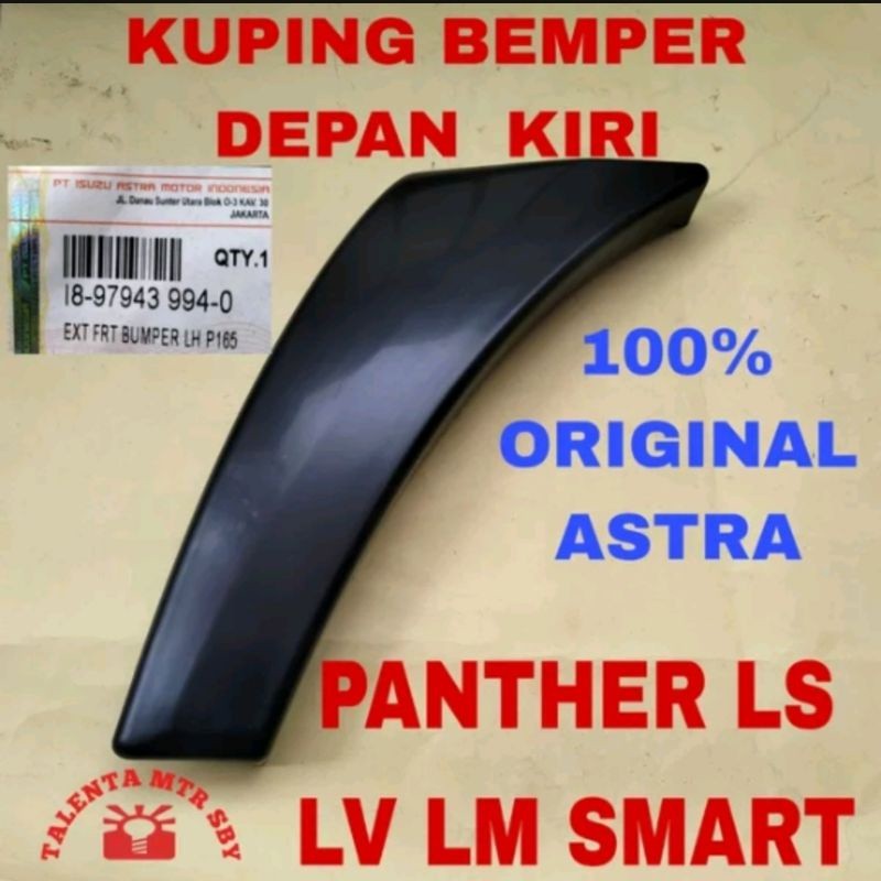 EXTENSION BEMPER DEPAN KIRI PANTHER KAPSUL SMART LS LV LM TAHUN 2005 - 2020 KUPING BUMPER