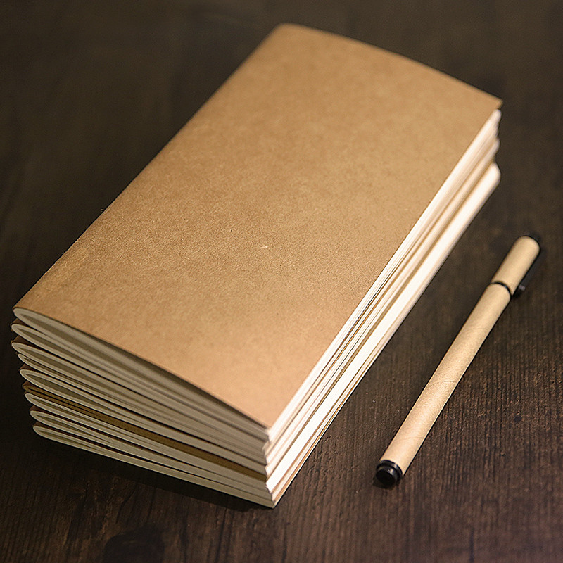 

Travelers Notebook Inserts Lined 100gsm Thick Standard Size Ruled Refill, Perfect for Archiving, Travel Notes