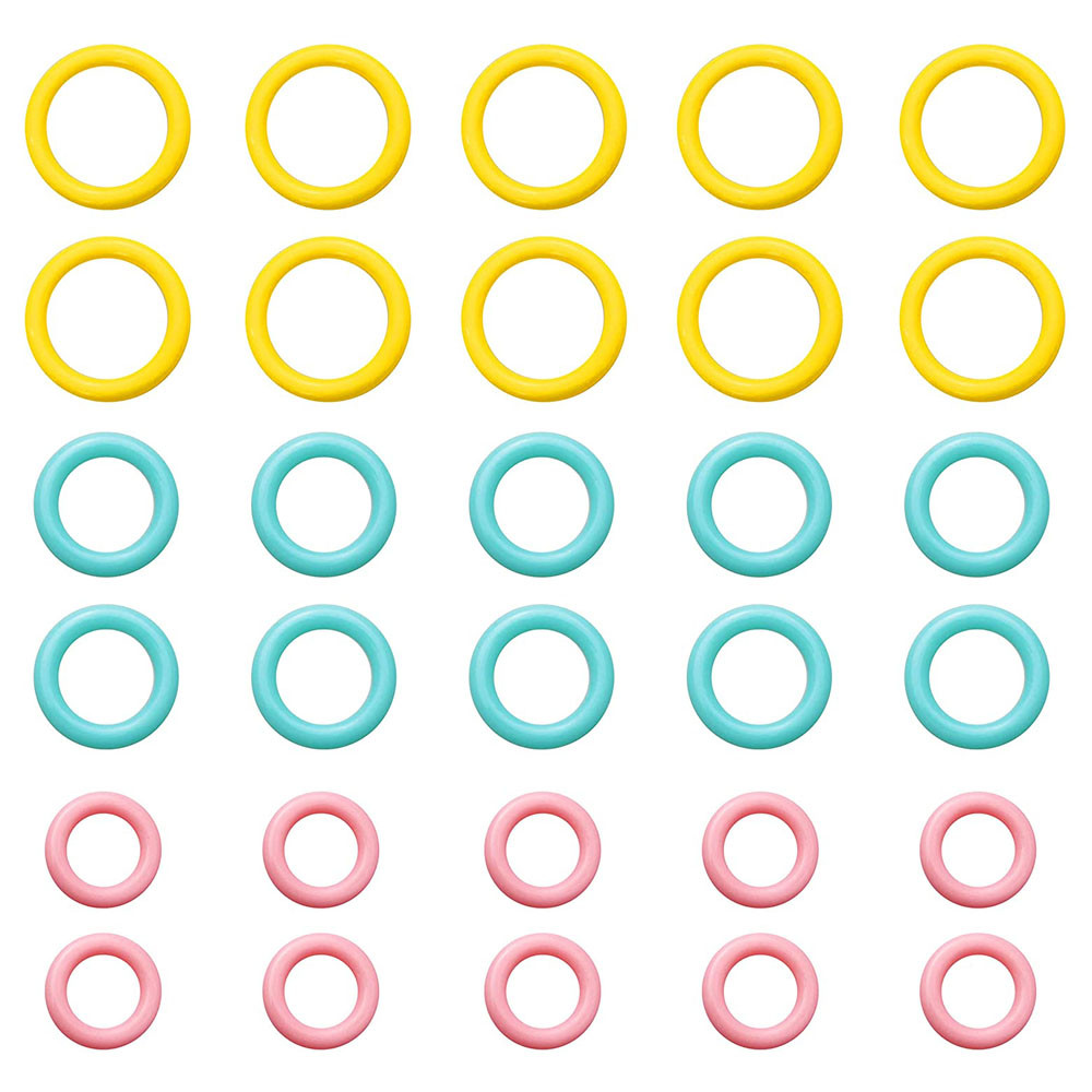 

300/100PCS Knitting Stitch Marker Rings Smooth Crochet Stitch Marker Assorted Knitting Counters Needle Clip Sewing Accessories