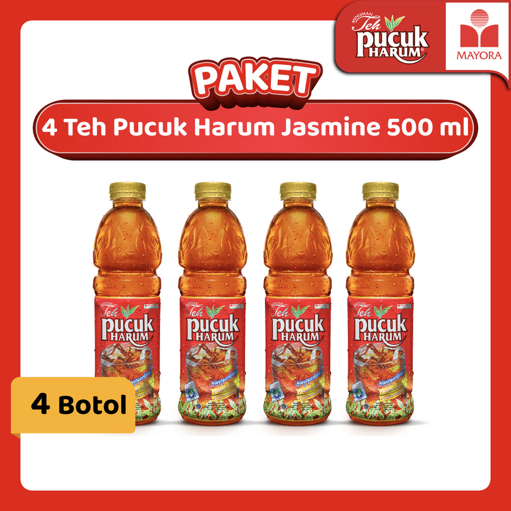 

Paket 4 Teh Pucuk Harum Jasmine MT 500 ml