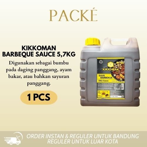 

Kikkoman BBQ sauce Halal Saus Barbeque Kemasan 5.7 Kg