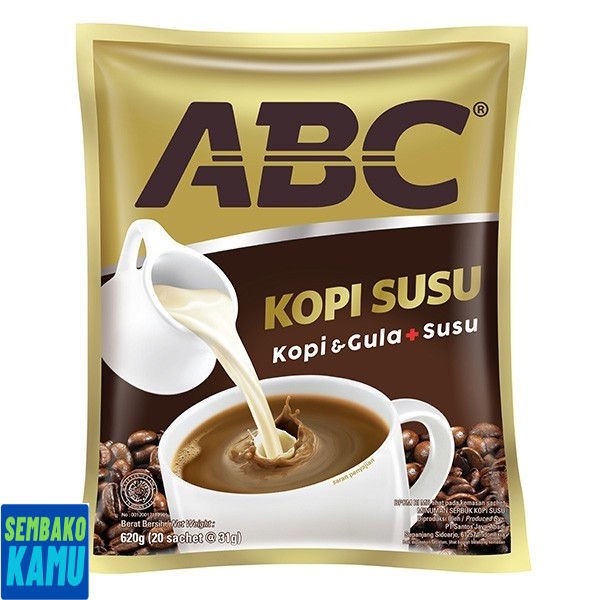 

ABC Coffee Susu Bag 20 pcs x 31 gr - Kopi