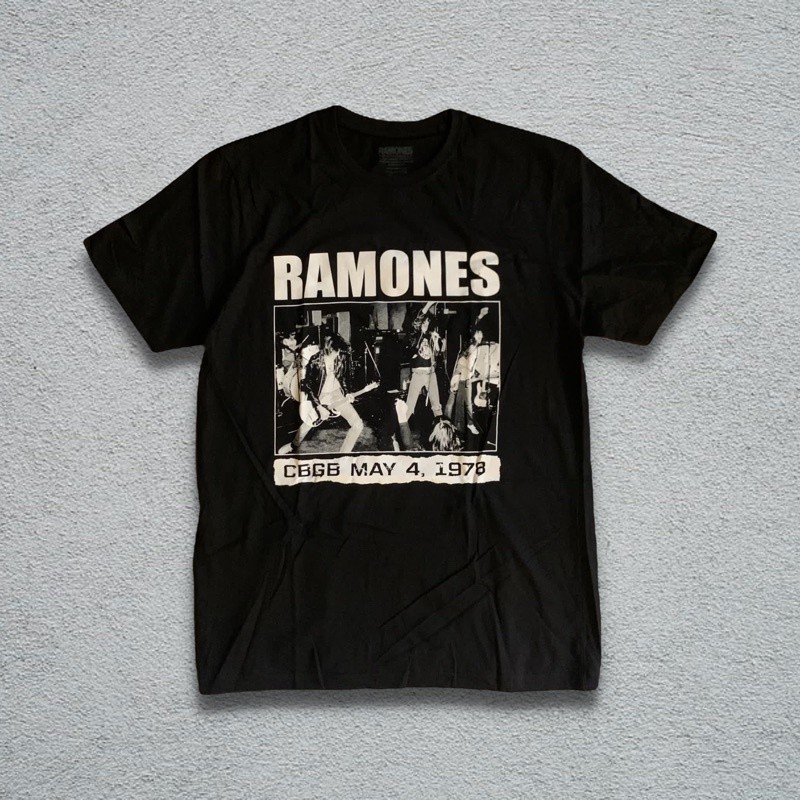 T-Shirt Ramones - CBGB 1978 Bahan Tebal Cotton combed 24s unisex
