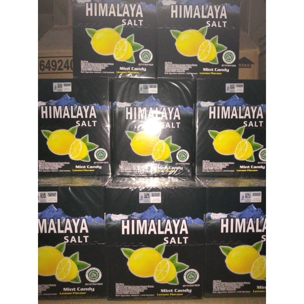

New Permen Himalaya Salt 1Box Isi 12 Sachet Mint Candy Rasa LemonPremium