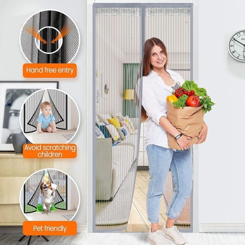 

Tirai Pintu Anti Nyamuk Kelambu Magnetic Door 100x210cm - CNY-121