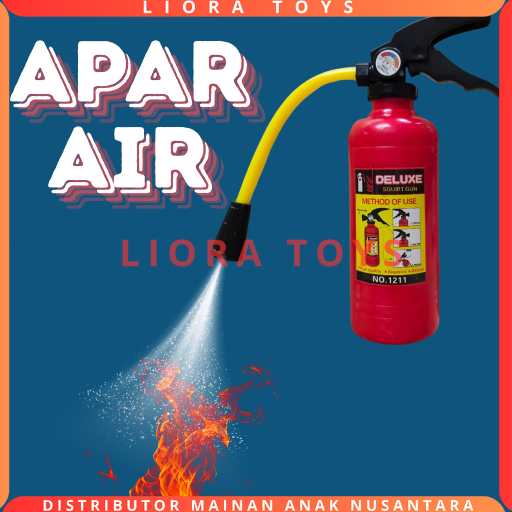 Mainan Edukasi Anak Apar Semprot Air Alat Pemadam Kebakaran Mini Ringan