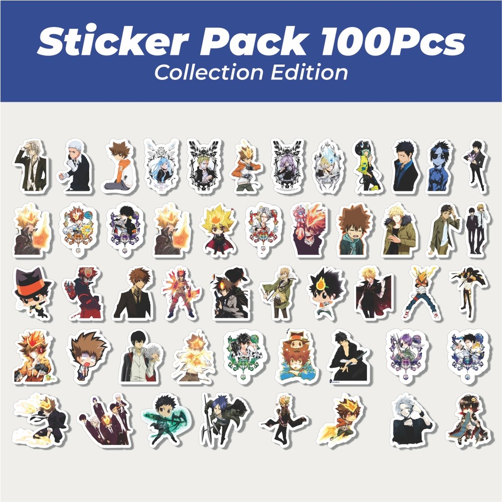 

Hot Stiker Anime Series Reborn Karakter Mix 4 Lucu Anti Air Stikers Berperekat Waterproof Sticker Decal Buat Motor Helm Buku Journal Koper Casing HP Laptop Botol Minum