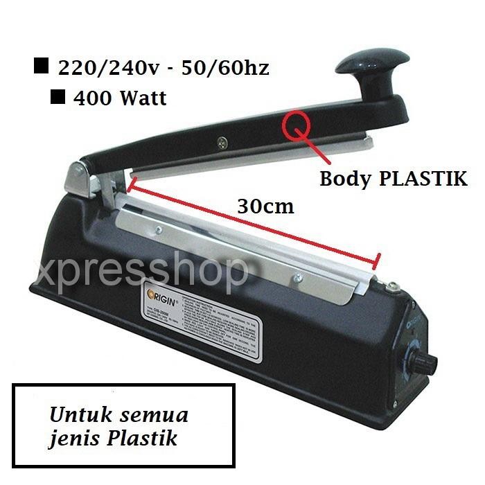 Mesin Press Sealer / Alat Press Plastik / Impulse Sealer Origin 300P