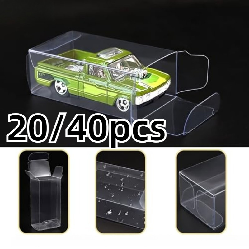 20/40pcs 1:64 Rak Hotwheels Akrilik  Rak Hotwheel Rack Tempat Display Mainan Mobil Rak Hotwheels