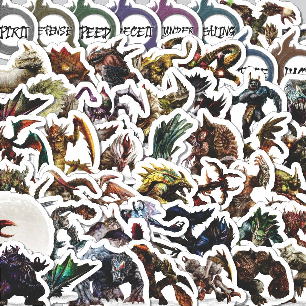 

Stiker Cutting Pack Stiker Game Series Toukiden Karakter Mix 2 Isi 100Pcs Series Aesthetic Lucu Keren Untuk Koper Bahan Vynil