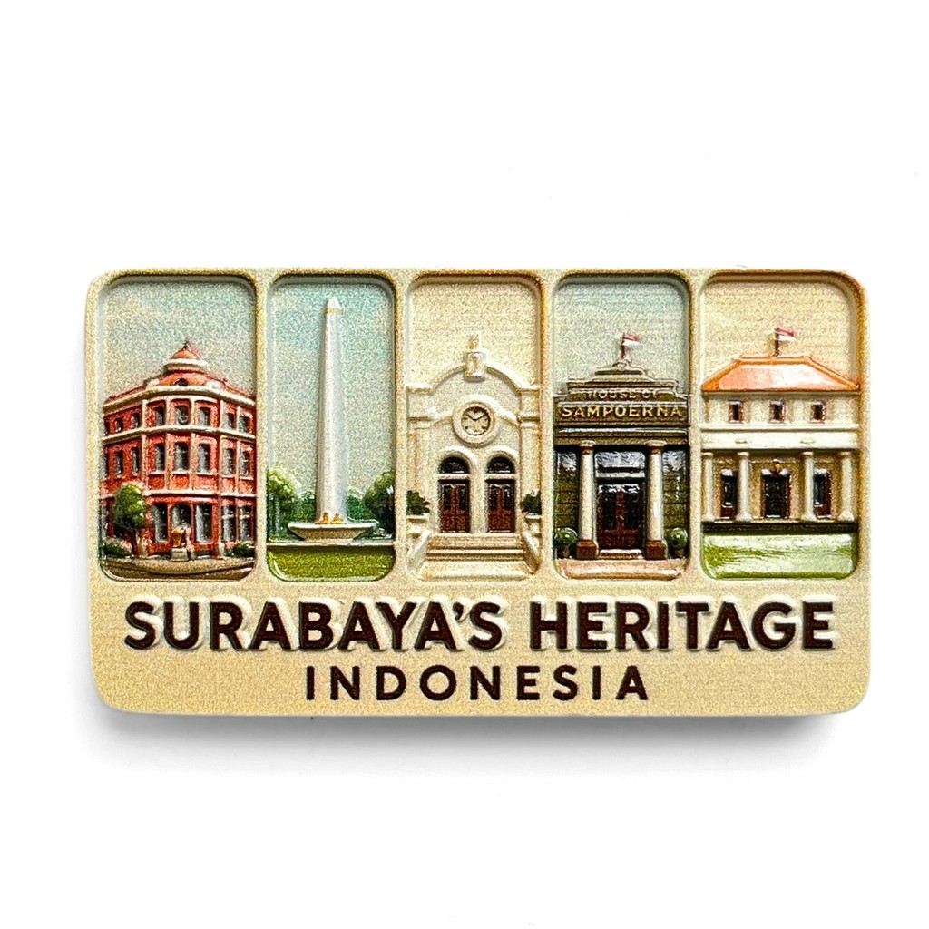 Souvenir Cenderamata Magnet Kulkas Surabaya Souvenir Indonesia
