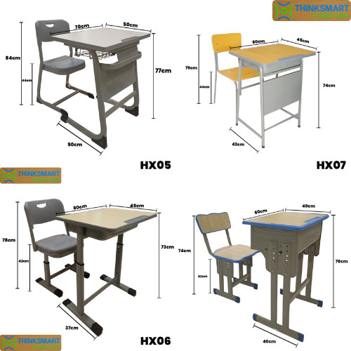 KARGO FREE PACKING KAYU - Meja Kursi Sekolah Modern, Bangku Sekolah Besi, Bangku Siswa Minimalis, Ba