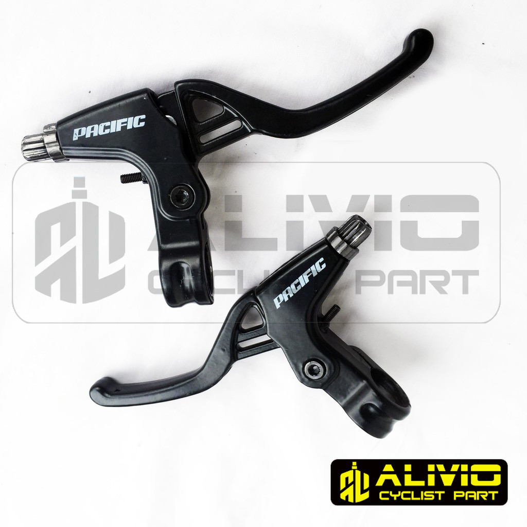 Pacific Brake Lever Handle Rem Sepeda Hitam Alloy