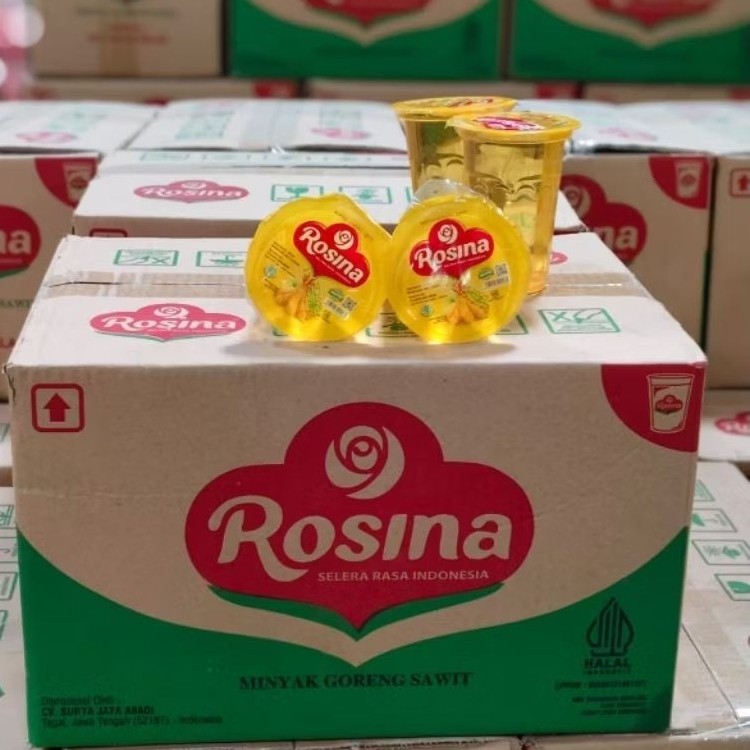 

PRAKTIS | 1 DUS Minyak Goreng Rosina Kemasan Cup 200ml isi 48pcs