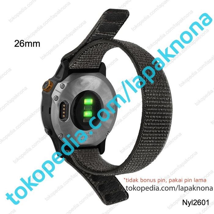 [Premium] NYLON 26mm Strap Garmin Fenix 8 51mm / 7X / 6X / 5X / 3 / 3 HR Plus Pro Sapphire Instinct 