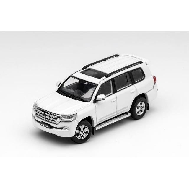 ATS... KS-072-333 - GCD 1/64 Toyota Land Cruiser LC200 WHITE (RHD) BEST
