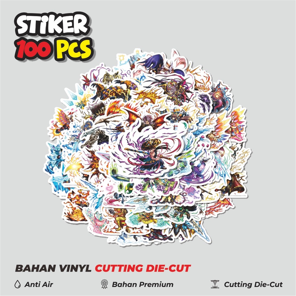 

Terbaru! 50 pcs Stiker Game Brave Frontier Char Mix 09 Dekorasi Lucu Kreatif untuk Notebook, Skateboard, HP