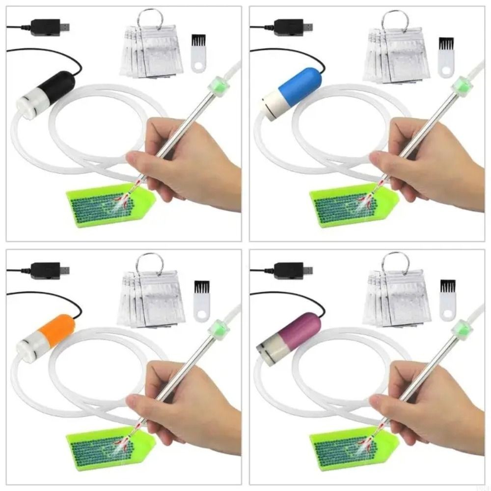 

DIY Vacuum Diamond Art Pen Kits Craft Automatic Electric Gemstones Painting Pen Stable Efficient Diamond Painting Drill Pen