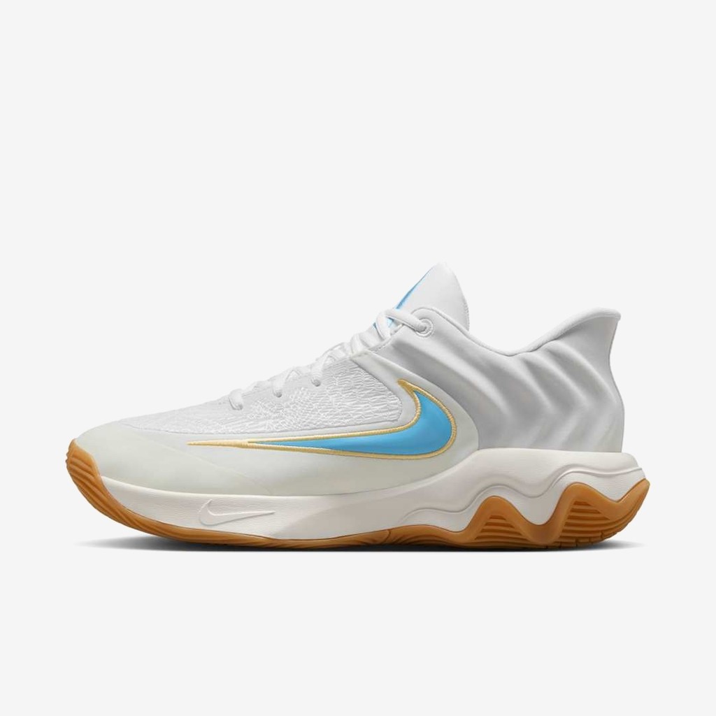 NIKE GIANNIS IMMORTALITY 4 WHITE GUM YELLOW AQUARIUS BLUE FQ3681-101