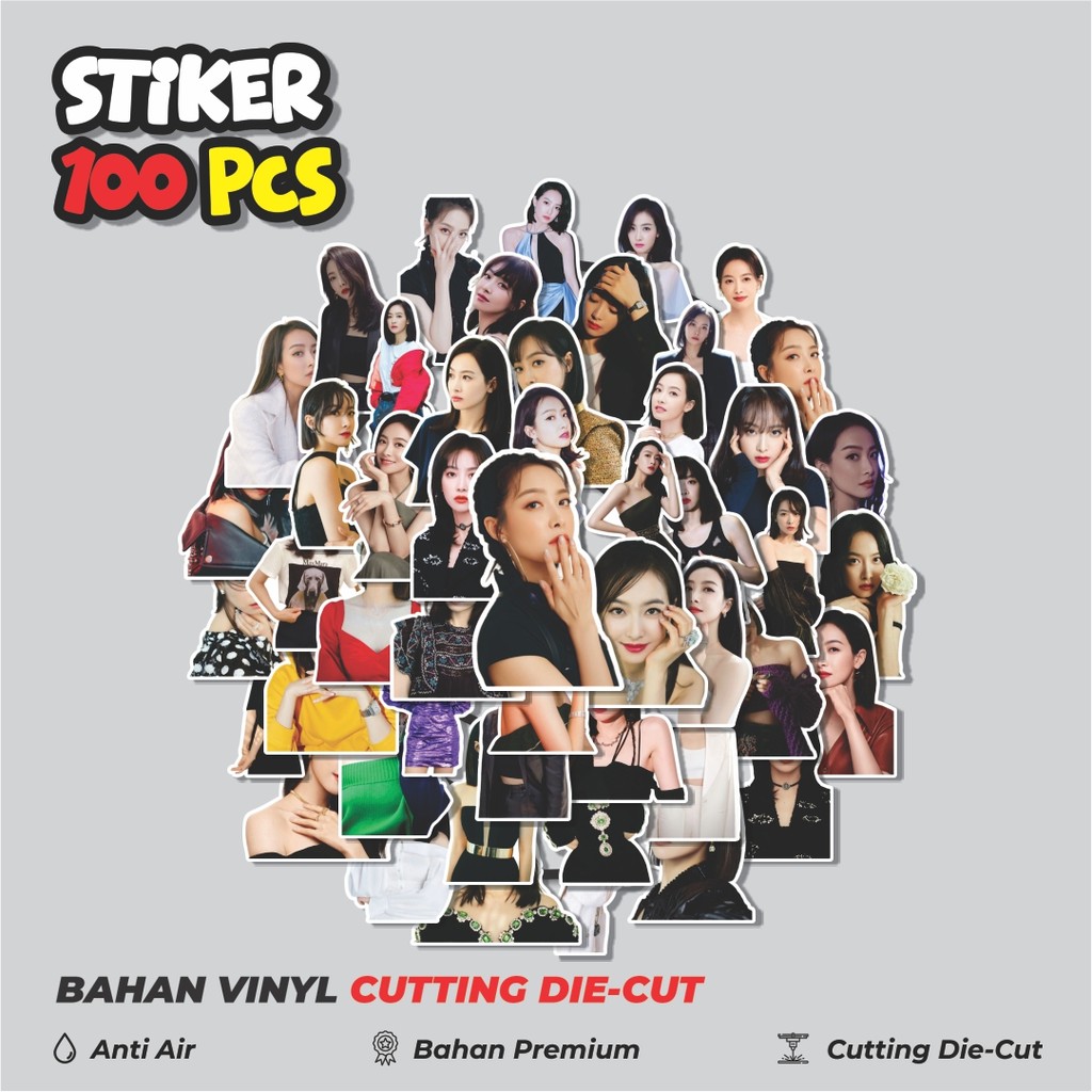 

Terbaru! 50 pcs Stiker F(X) VICTORIA Dekorasi Lucu Kreatif untuk Notebook, Skateboard, HP
