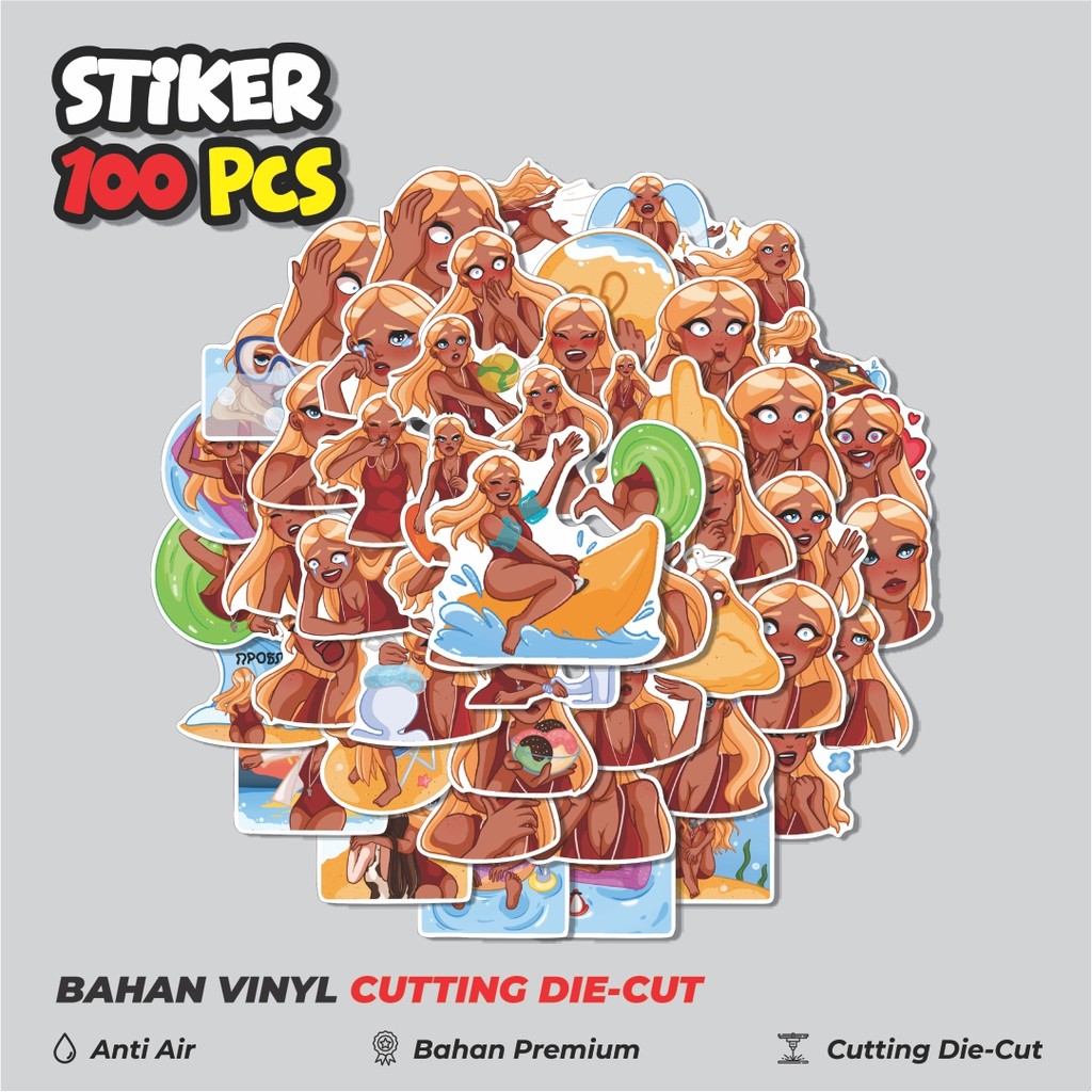 

Terbaru! 50 pcs Stiker Ril Dekorasi Lucu Kreatif untuk Notebook, Skateboard, HP