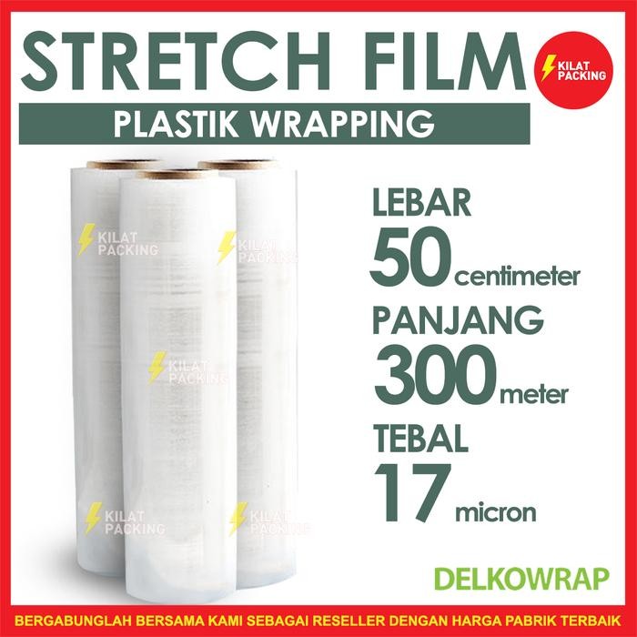 

Stretch Film Bening 50 CM x 300 M Plastik Wrapping