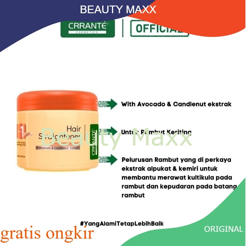 CRRANTE STEP 1 450ML/PELURUSAN RAMBUT STEP 1/CRRANTE STRONG/CRRANTE NORMAL/REBONDING CRRANTE