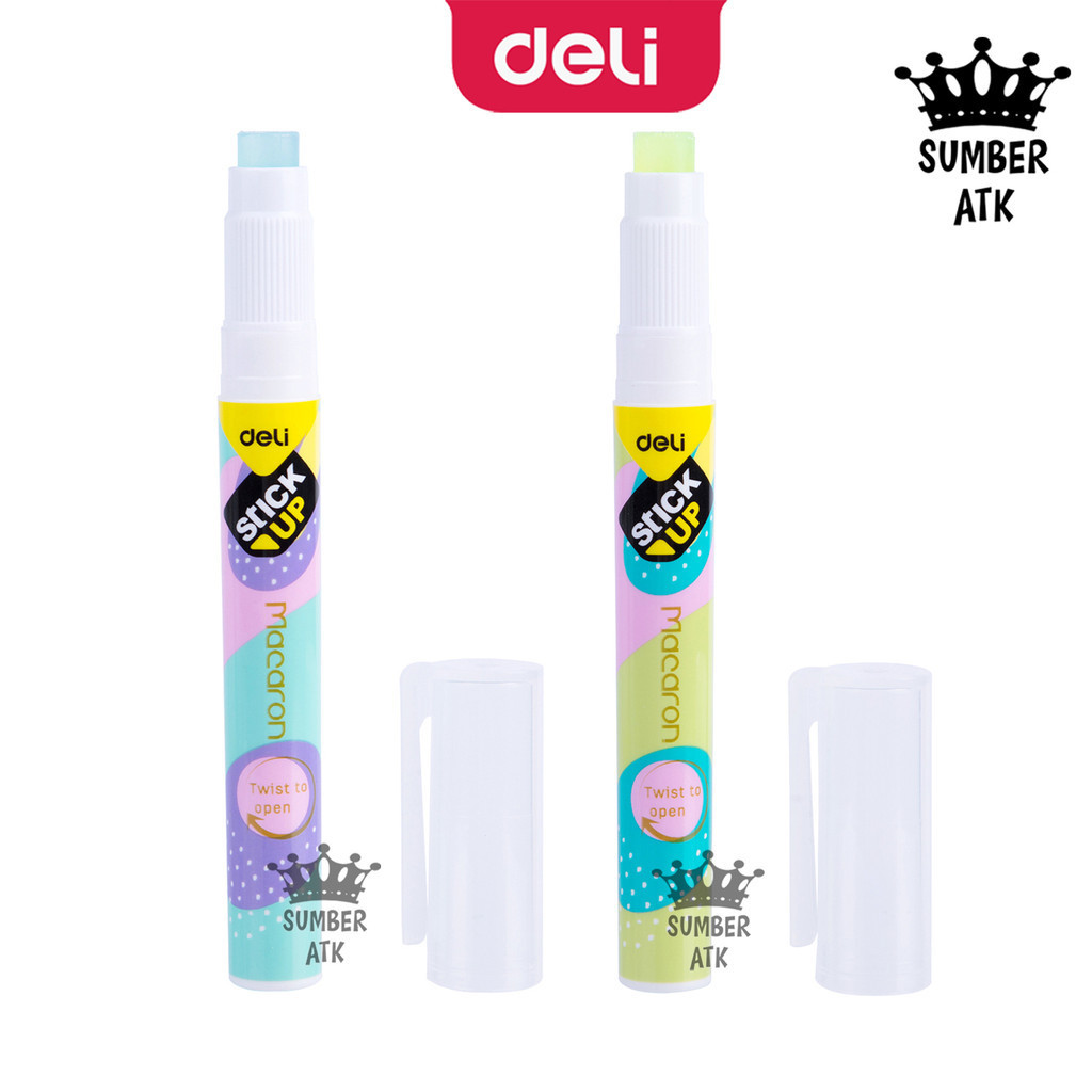 

Deli Glue Stick Macaron Lem Kuat Bentuk Pena dengan Klip, Bisa Dicuci EA23810 A23810