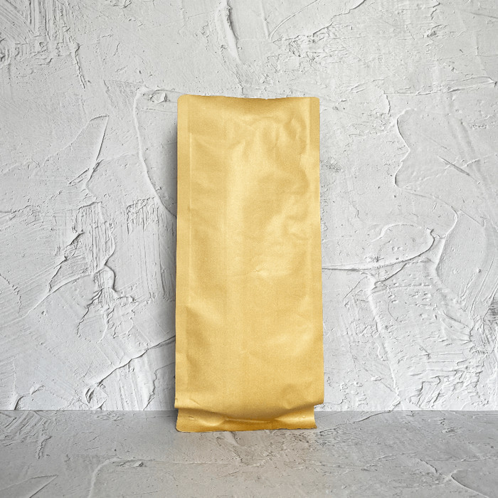 

Kemasan Kopi Gusset Quad Seal 1Kg (NON VALVE) - PAPER KRAFT *PREMIUM*