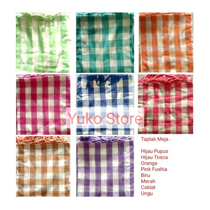 New Taplak Meja Tamu Persegi Tenun Pekalongan ATBM