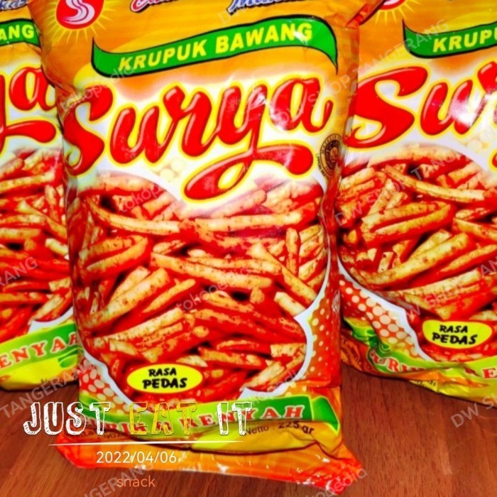 

HEMAT! Kerupuk bawang Surya khas Makassar - 225g