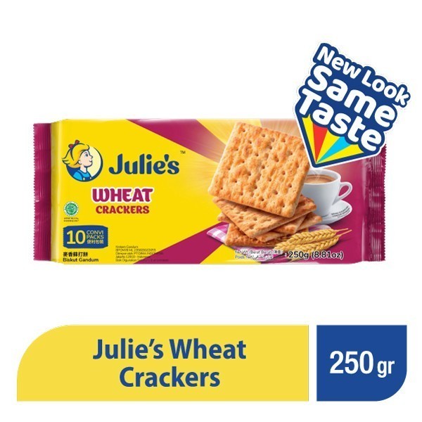 

Biskuit Kraker Gandum / Julies Wheat / Julie's Wheat Crackers 250 g