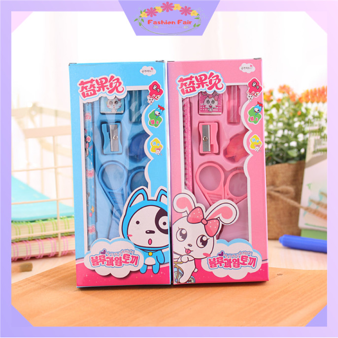 

FASHION FAIR S6147 Set Alat Tulis 6 in 1 / Mainan Edukasi Anak Anti Luka / Paket Alat Tulis Motif Karakter / Kado Souvenir Ulang Tahun