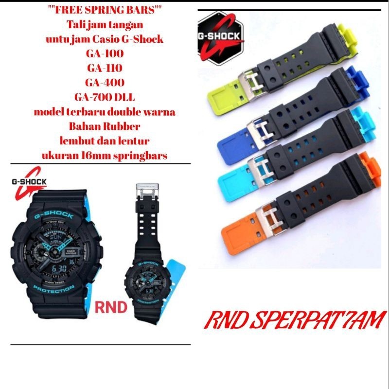 Tali jam tangan G-Shock GA 700 Tali jam g shock doble warna