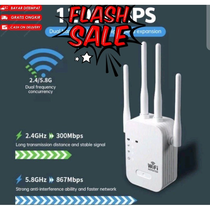 ROUTFAST SPEED BOOSTER WIFI DUALBAND MEMPERLUAS JANGKAUAN SINYAL WIFI ORIGINAL DD