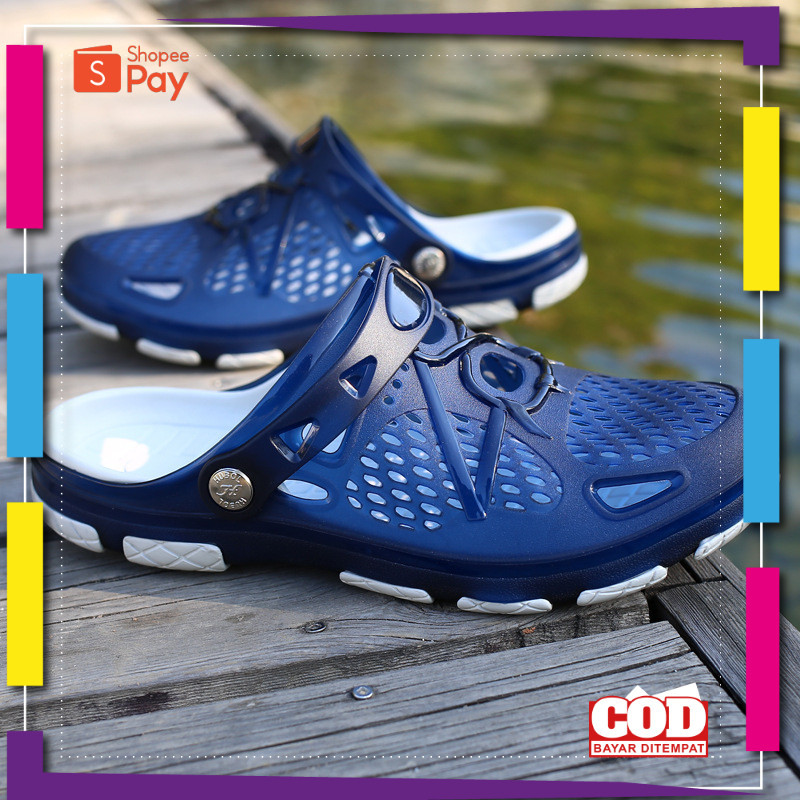 [PREMIUM ORIGINAL] Zoomstation ready cod Sandal Pria Musim Panas Slippers Sepatu sandal slop pria Be