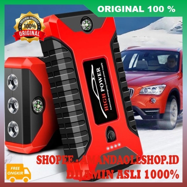 Jumper Aki Multifungsi Jumperstater Aki Cordless Jerman Powerbank Jumper Starter Aki Mobil Multifung