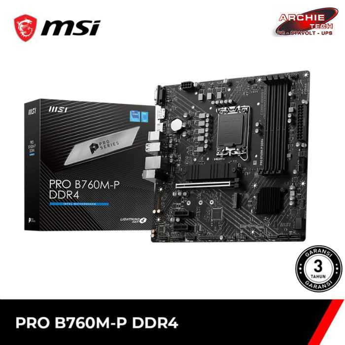 Motherboard MSI PRO B760M-P DDR4 / MSI B760MP / MSI B760M P