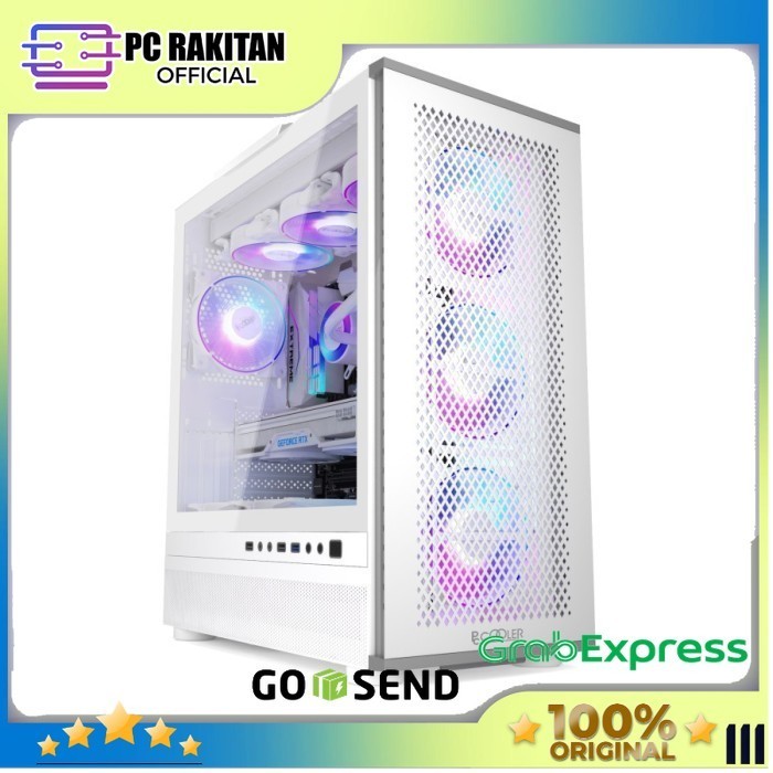 PCCOOLER CASING MASTER ME200 MESH - WHITE