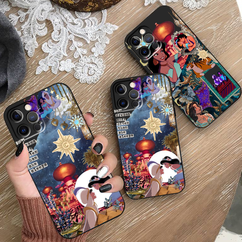 Disney Aladdin Magic Lamp TPU Cover For iPhone 15 14 13 12 11 Pro Max Mini X XR XS SE 8 7 Plus 6S 6 