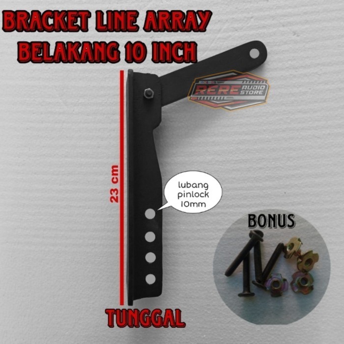 Bracket BOX LINE ARRAY 10 inch (BELAKANG) / Breket Gantung Bahan Diral