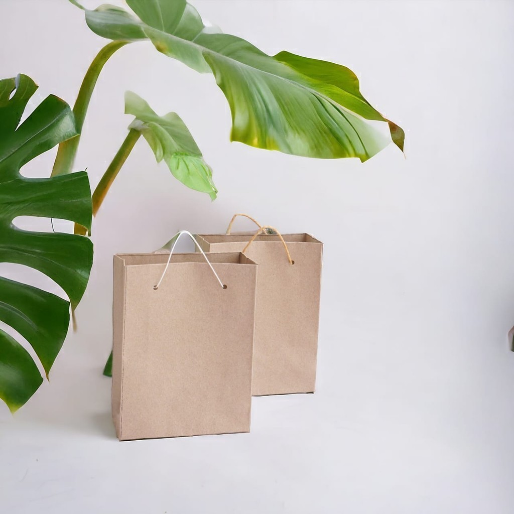 

PAPER BAG SEMI BESAR POLOS - PAPERBAG POLOS 17 X 24 X 5 - TAS KERTAS PERNIKAHAN SOUVENIR - PAPER BAG GIFT - TAS KERTAS KADO